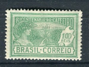 BRAZIL; 1928 early Coffee Growing issue Mint hinged 100r. value 