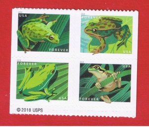 #5395-5398    MNH S/A  Pane of 4  Frogs  Free S/H