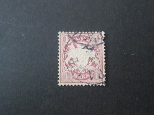 Germany Baden 1876 Sc 46 FU