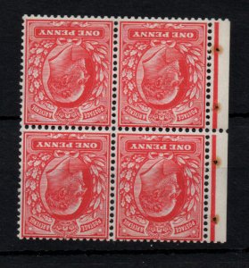 GB KEVII 1902-10 1d scarlet SG219AW Booklet MNH Inverted WMK WS37415