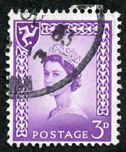 IOM SG2a 3d Deep Lilac on Chalky Paper Fine used cat from 6.50 pounds