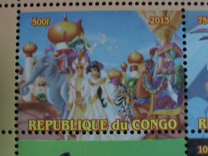 CONGO DISNEY STAMP:2013-MAGIC MOMENTS III-MNH S/S SHEET  VERY FINE