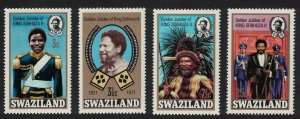 Swaziland Golden Jubilee of King Sobhuza II's Accession 4v 1971 MNH SG#188-191