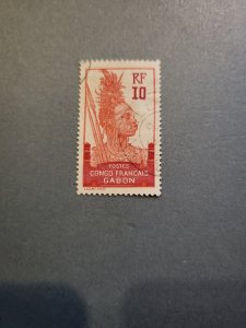 Stamps Gabon Scott #37 used