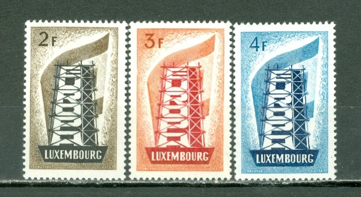 LUXEMBOURG 1956 EUROPA #318-320...SET...MNH..$155.00