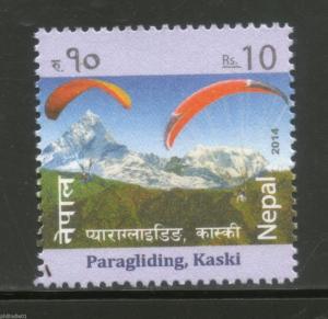 Nepal 2014 Paragliding - Kaski Adventure Sport Mountain 1v MNH # 0813