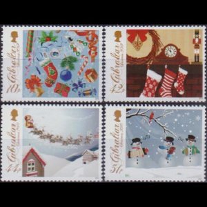 GIBRALTAR 2010 - Scott# 1253-6 Christmas Set of 4 NH