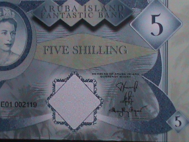 ARUBA ISLANDS-COLLECTIBLE UNCIRCULATED POLYMAR LOVELY BEAUTIFUL NOTE VERY FINE