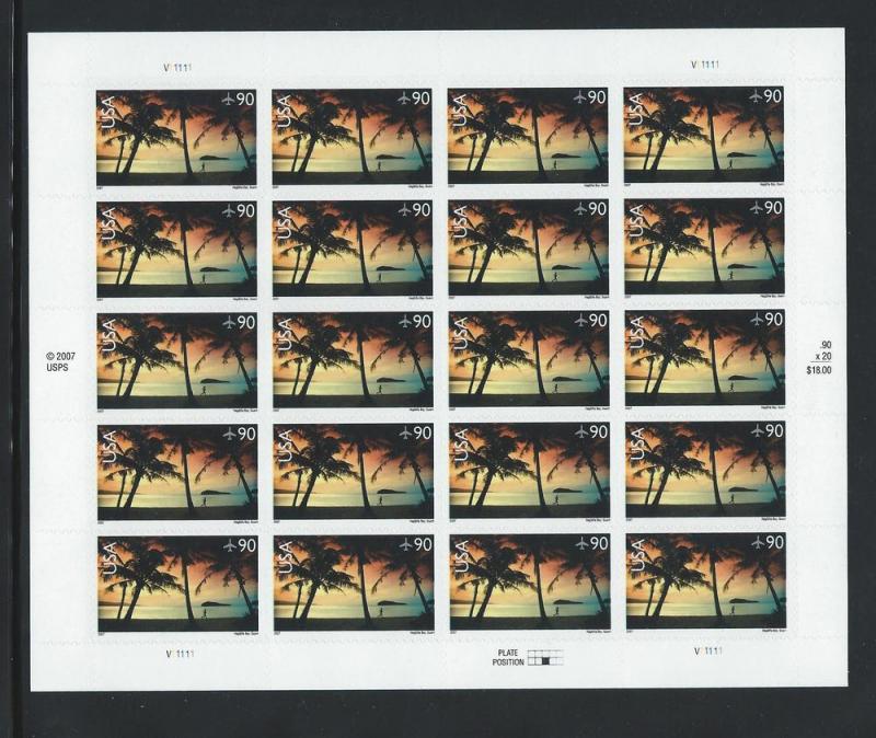#C143MNH Sheet Plate Pos. #8 . No per item S/H fees.