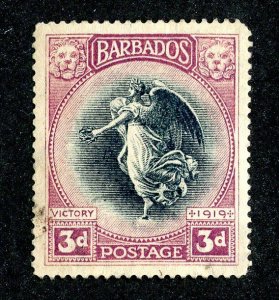 1920 Barbados Sc.# 145 used cv $8 ( 9671 BCXX )