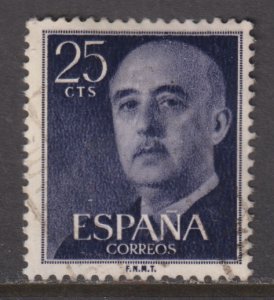 Spain 818 General Francisco Franco 1954