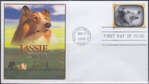 USA # 4414f.2 LASSIE FDC from the TV Early Memories Sheet