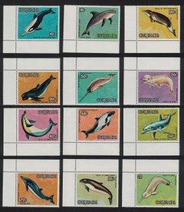 Cook Is. Save the Whale 12v Corners 1984 MNH SC#767-778 SG#946-957