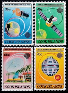1983 Cook Islands 927-930 Space, Satellites 5,50 €