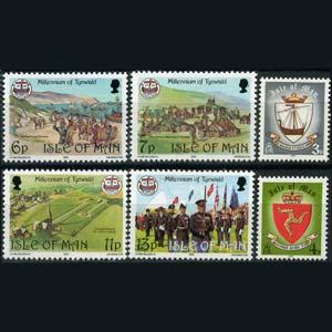 ISLE OF MAN 1979 - Scott# 146-51 Tynwald Set of 6 NH