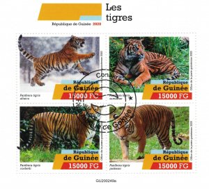 GUINEA 2020 - Tigers / minisheet