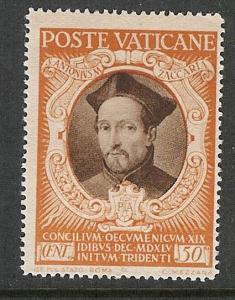 Vatican Scott  112 Mint - Council of Trent, 400th Anniv.