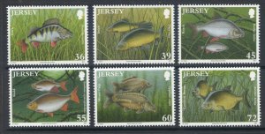 Jersey 2010 Freshwater Fish Set SG1538/1543 Unmounted Mint