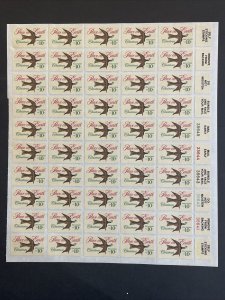 1974 sheet, Peace on Earth, 1st US Self Adhesive Stamp Sc# 1552 