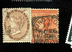 JAMAICA 27-8N USED FVF Cat $24