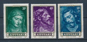 [116536] Aitutaki 1981 Easter Art paintings  MNH