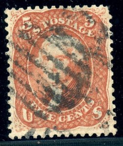 US Stamp #75 Washington 5c - PSE Cert - Used - CV $425.00 - See Description
