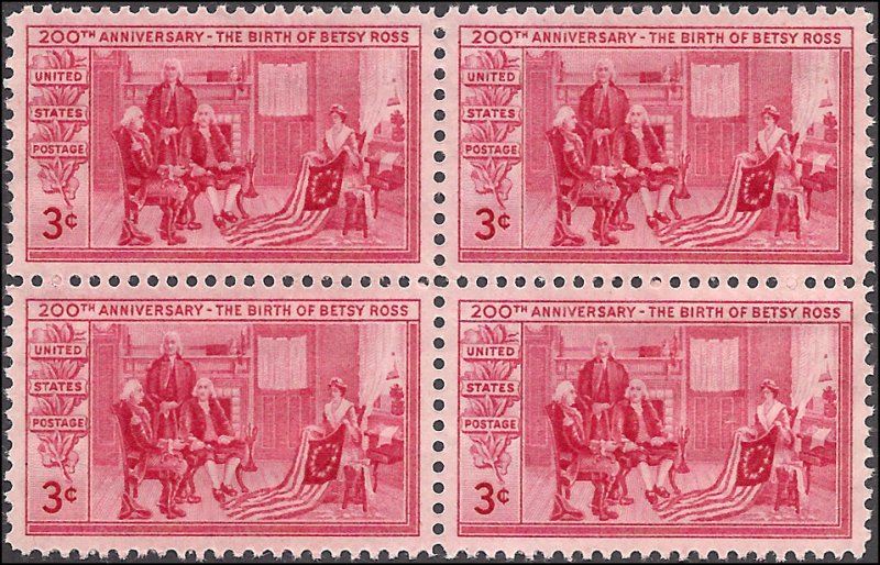 1004 Mint,OG,NH... Block of 4... SCV $1.00