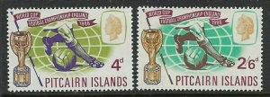 Pitcairn Is 60-61 MNH 1966 World Cup Soccer (fe5406)