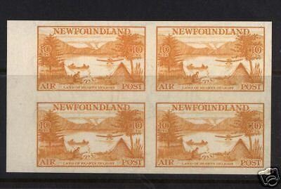 Newfoundland #C14a XF/NH Imperf Block Gem