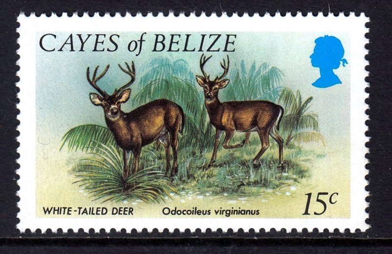 Cayes of Belize 1984 White-tailed Deer Mint MNH SC 5