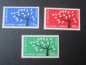 Cyprus 1963 Sc 219-221 set MNH