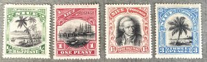 Niue 35-8 / 1920 Captain Cook, Coco Palm, Avarua Waterfront Stamps, Unused