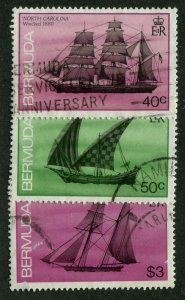 BERMUDA #490, 491, 496 USED