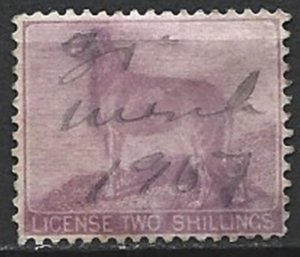 COLLECTION LOT 18903 IRELAND DOG LICENSE STAMP 1904