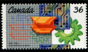 1134 Canada 36c Engineering, used