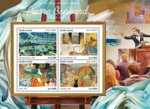 [150 05]- YEAR 2017 - SIERRA LEONE - PAINTING        4V   complet set  MNH/**