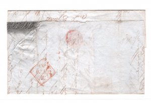 GB IRELAND Cover 1840 28th *MAY DATE* London UPP *1* Irish Mail Ballymoney KA10