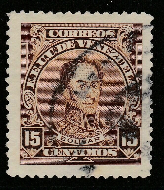 Venezuela 1924-39 15c Perf 12 1/2 fine used South America A4P52F4