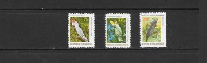 BIRDS - INDONESIA #1163-1165  MNH