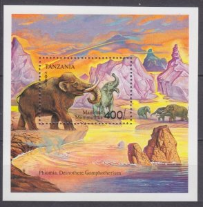1991 Tanzania 1021/B164 Fauna - Mammoth 6,00 €