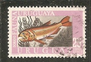 Uruguay   Scott  C337   Fish       Used