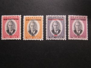 Grenada 1951 Sc 166-169 set MLH