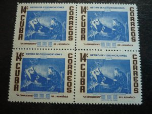 Stamps - Cuba -Scott#566-569,C153-C155,E22- Mint Hinged Set of 8 Stamps - Blocks