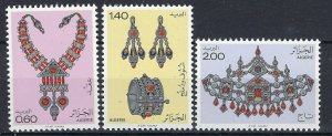 Algeria 652-54 MNH 1980 Jewelry (an9794)