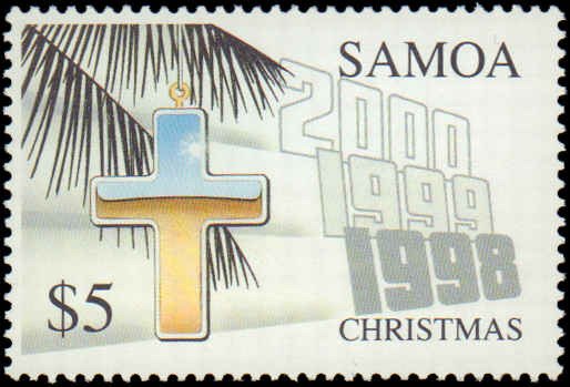 Samoa #963-966, Complete Set(4), 1998, Christmas, Never Hinged