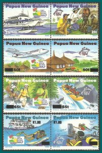 Papua New Guinea 1995 Tourism, MNH  #853a-859a,SG747a-SG753a