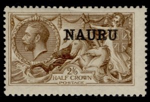 NAURU GV SG20, 2s 6d yellow-brown, M MINT. Cat £80. De La Rue