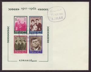 Ajman 26a Kennedy U/A FDC