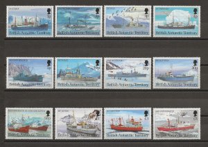 BRITISH ANTARCTIC TERRITORY 1993 SG 218/29 MNH Cat £60