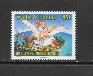 WALLIS & FUTUNA #756 SANTA & BIRD MNH